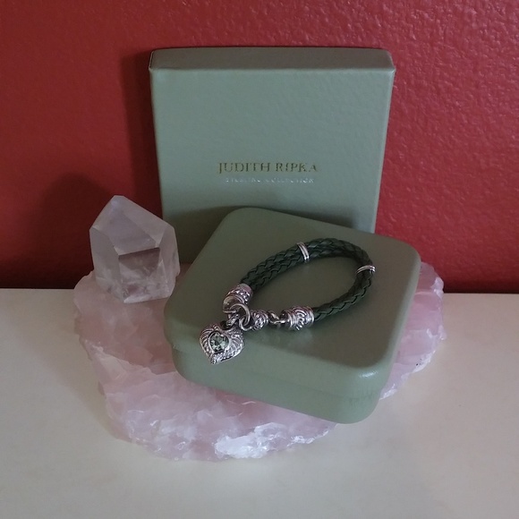 Judith Ripka Jewelry - SOLD-Judith Ripka Leather Magnetic Bracelet